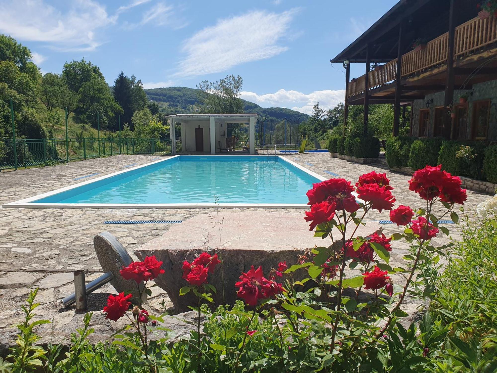 Гостевой дом Etno Selo Vrelo & Camping Беране Экстерьер фото